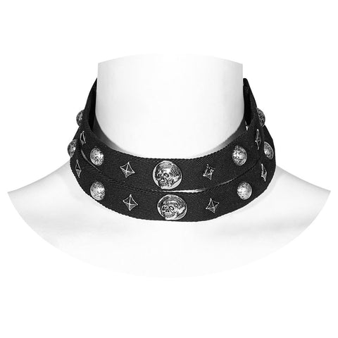 2024 Punk-Halsband mit Nieten aus Metall