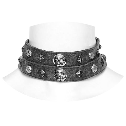 2024 Punk-Halsband mit Nieten aus Metall