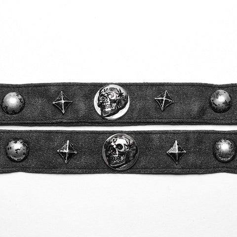 2024 Punk-Halsband mit Nieten aus Metall