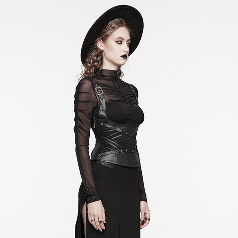 Gothic Spitzenweste Korsett