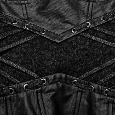 Gothic Spitzenweste Korsett