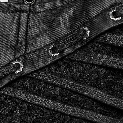 Gothic Spitzenweste Korsett