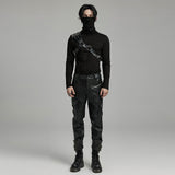 Punk-Ein-Schulter-Lederharnisch