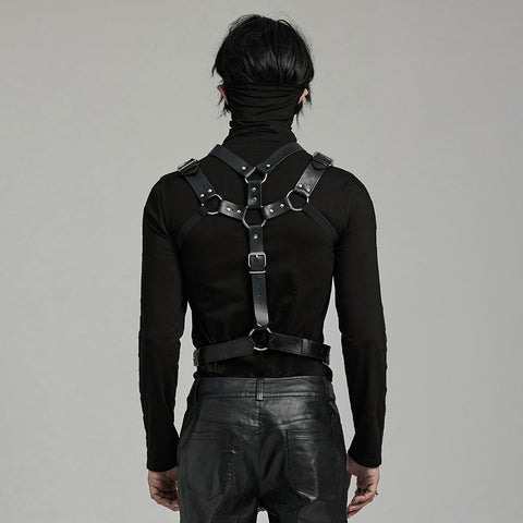 Punk Harness & Gürtel 2 in 1 Accessoire