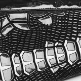 Goth-Handschuhe aus glänzendem Lackleder