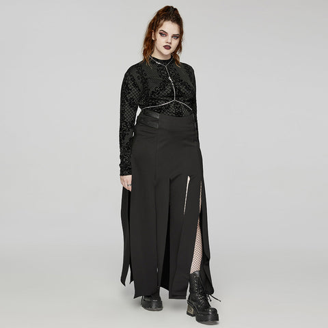 Punk-Geschirr mit Fledermauskette in Herzform