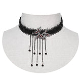 Punk Blood Butterfly Quastenhalsband