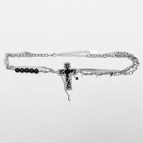 Punk-Kreuz-Halskette