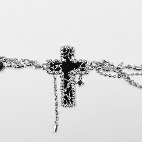 Punk-Kreuz-Halskette