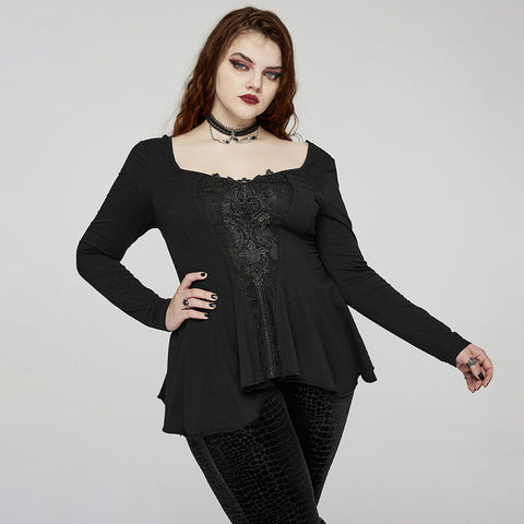 Punk-Spitzen-Obsidian-Halsband