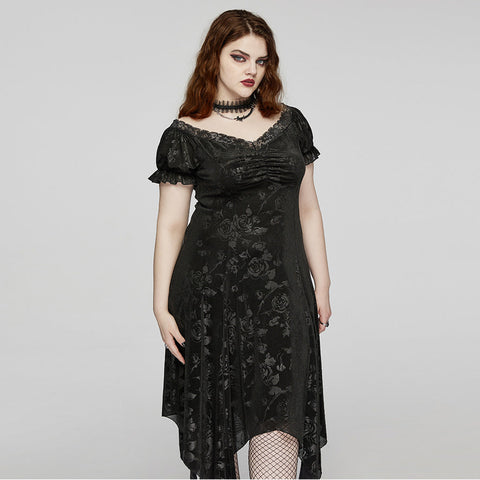 Punk-Mesh-Halsband mit schwarzer Katze