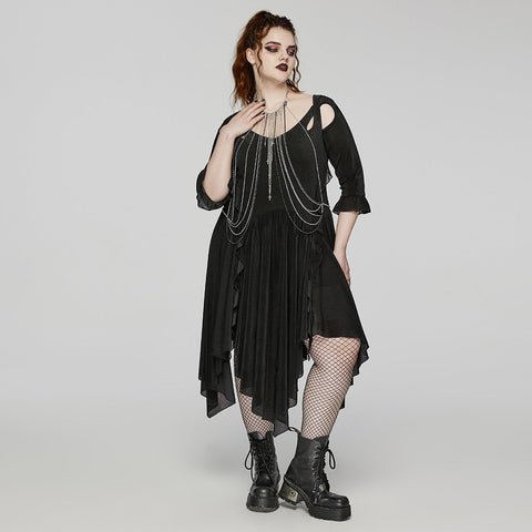 Punk-Quasten-Brustkette