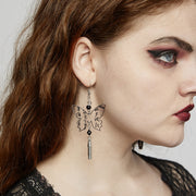 Goth-Schmetterlingsohrringe im chinesischen Stil