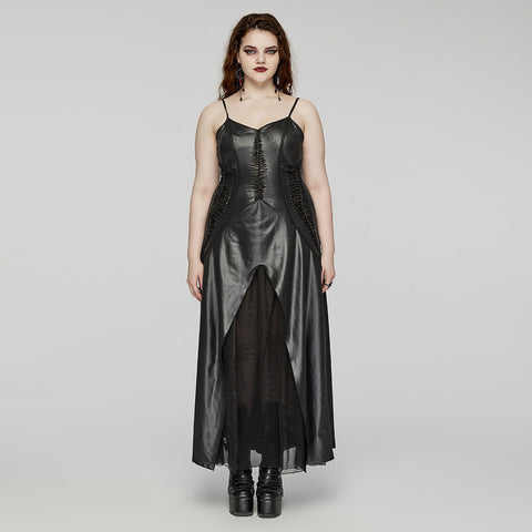 Goth Black Moon Ohrringe