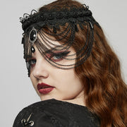 Goth Kopfbedeckung-Choker