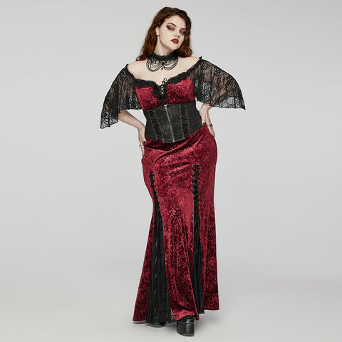 Goth Kopfbedeckung-Choker