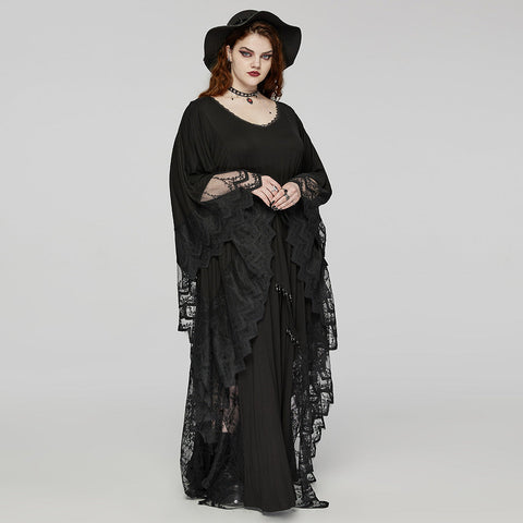 Goth Herzform Fledermaus Earbone Ohrring