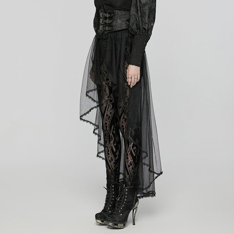 Abnehmbares Goth Dark Mesh-Korsett
