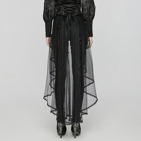 Abnehmbares Goth Dark Mesh-Korsett