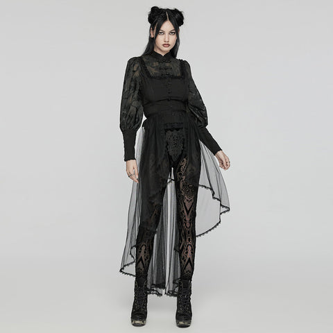 Abnehmbares Goth Dark Mesh-Korsett