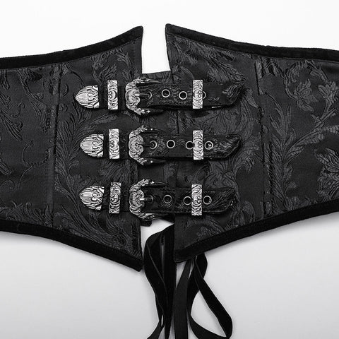 Abnehmbares Goth Dark Mesh-Korsett