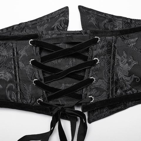 Abnehmbares Goth Dark Mesh-Korsett