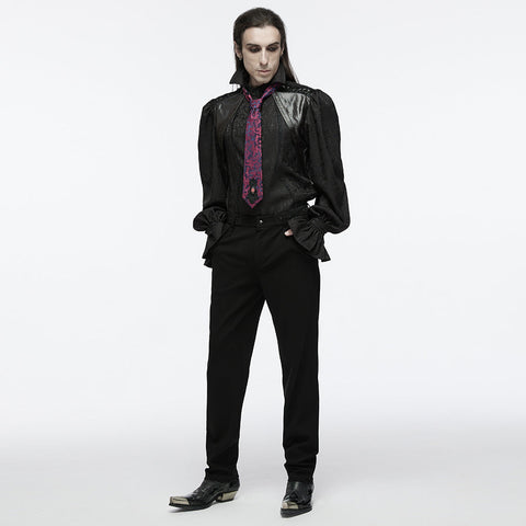 Krawatte mit Gothic-Blumenmuster