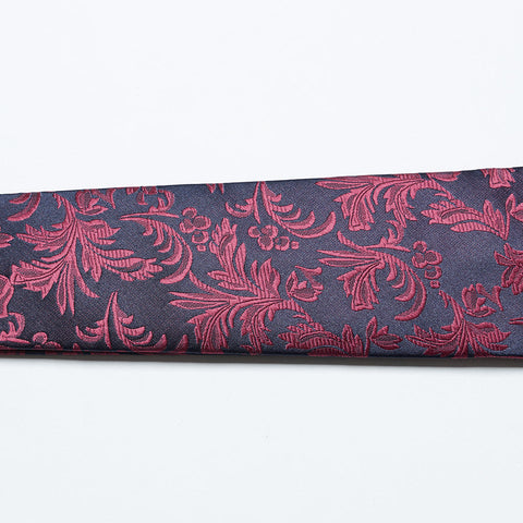 Krawatte mit Gothic-Blumenmuster