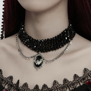 Goth Edler Fledermaus Choker