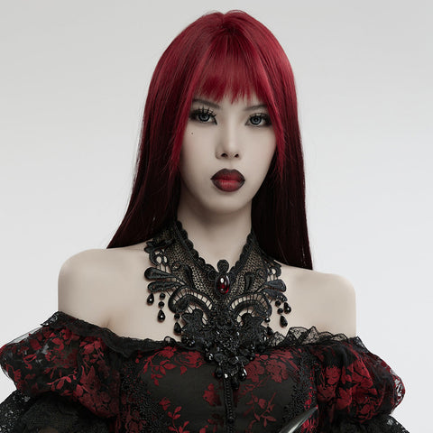 Goth Rubinhalsband