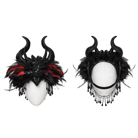 Gotischer Teufelsaugen-Kopfschmuck