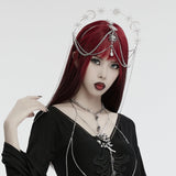 Gothic Stern Mond Sonne Kopfbedeckung