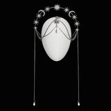 Gothic Stern Mond Sonne Kopfbedeckung