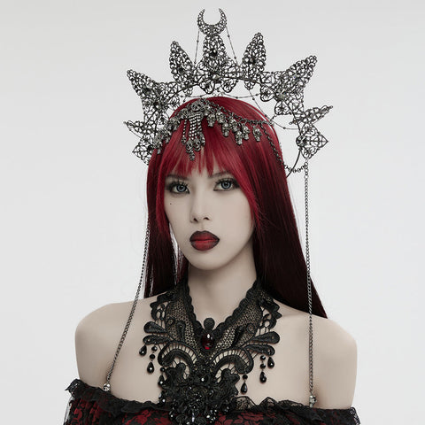 Gothic Totenkopf Kettenkrone