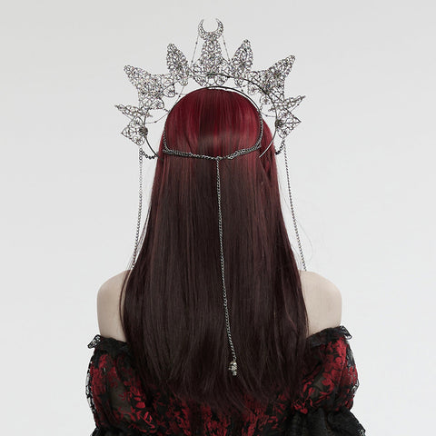 Gothic Totenkopf Kettenkrone