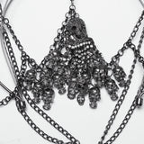 Gothic Totenkopf Kettenkrone