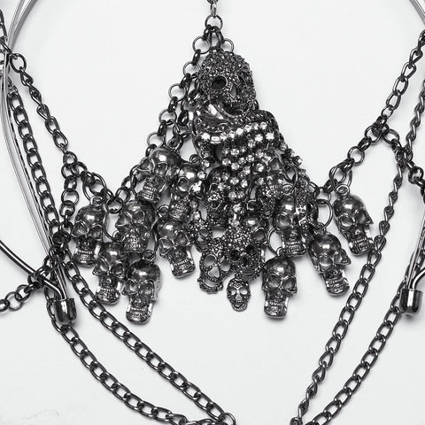 Gothic Totenkopf Kettenkrone