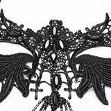 Gothic Black Wing Wunderschöne Halskette