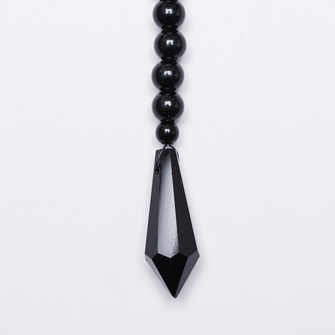 Gothic Totenkopf Halsbedeckung mit Perlen