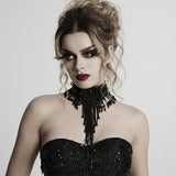 Gothic Wunderschöne lange Quastenkette