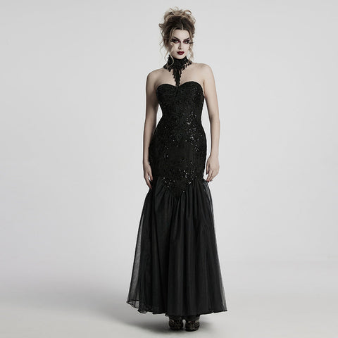 Gothic Wunderschöne lange Quastenkette