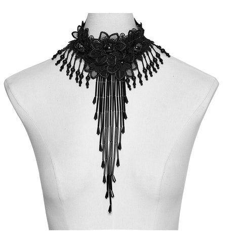 Gothic Wunderschöne lange Quastenkette