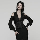 Wunderschöner, geprägter Kummerbund im Gothic-Stil