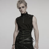 Punk Nieten Metall Korsett
