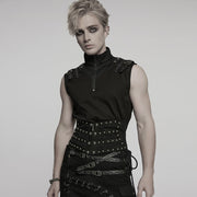 Punk Nieten Metall Korsett