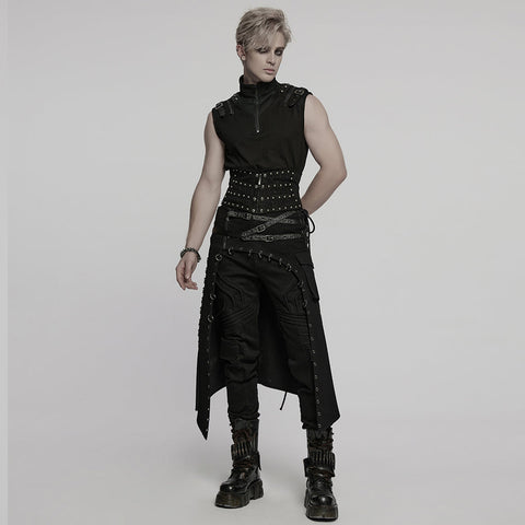 Punk Nieten Metall Korsett