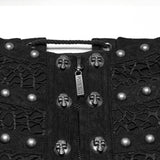 Punk Nieten Metall Korsett