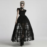 Goth Farbverlauf Lackleder Korsett