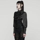 Gothic-Rosenspitzenkorsett