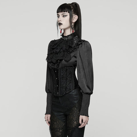 Gothic-Rosenspitzenkorsett